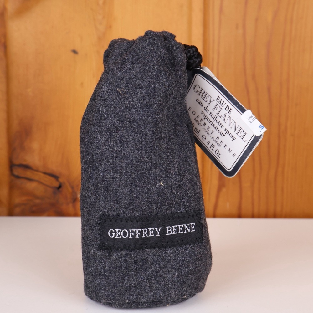 Geoffrey Beene Eau de Grey Flannel Men's EDT 4 oz 120ml New w/ Tags Pouch